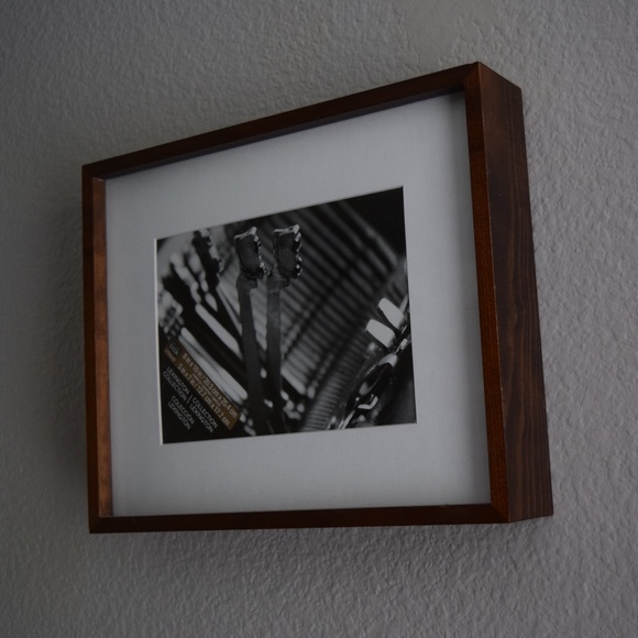 Michaels Accents | 8x Wood Photo Frame 5x7 Matted Picture | Poshmark